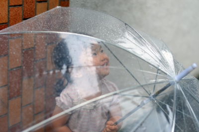 雨の散歩